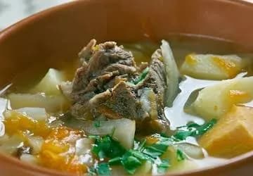 Turnip-potato soup