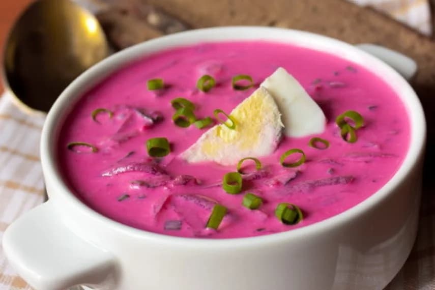 Cold beet soup