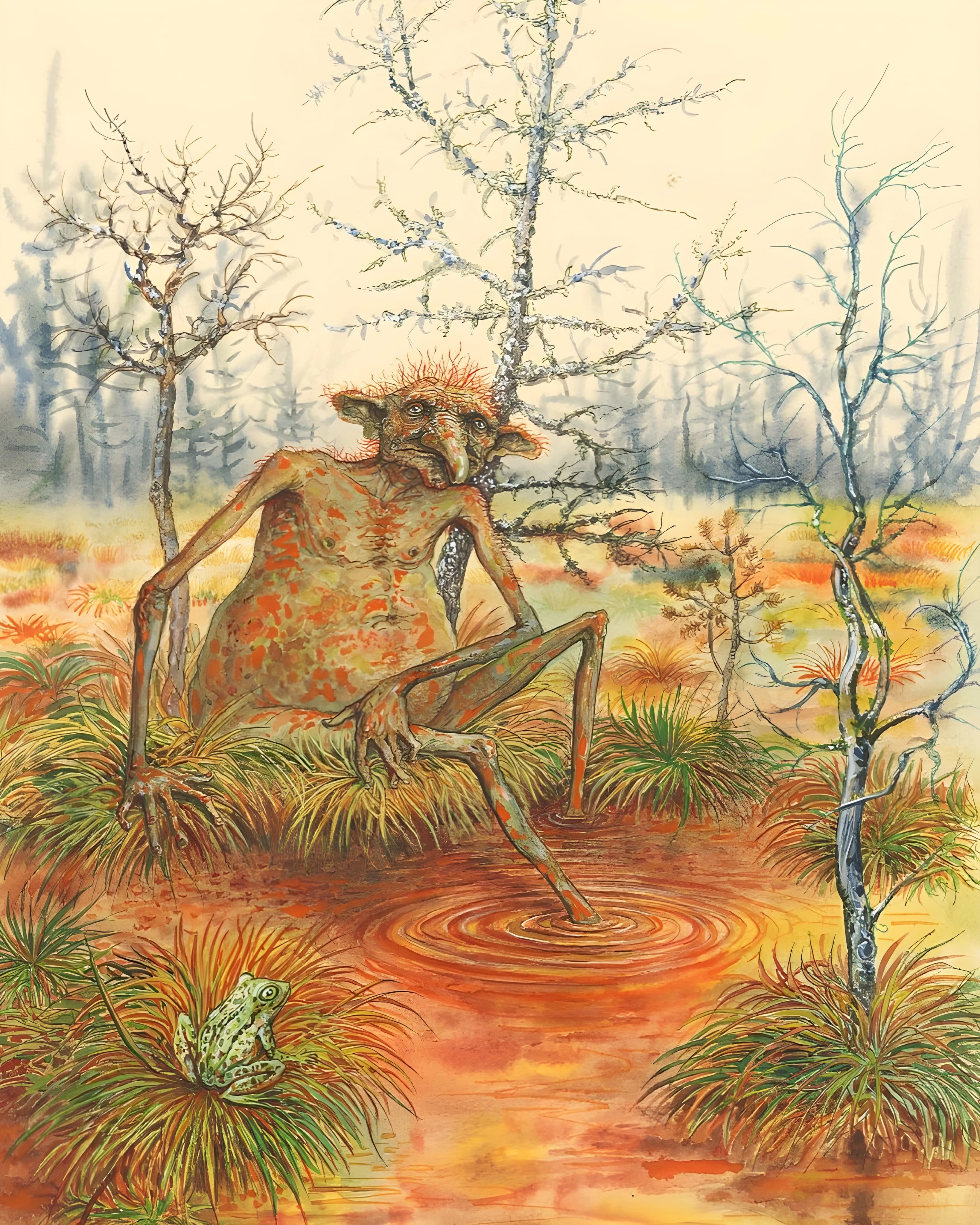 Багник (Багнік) — иллюстрация Valeriy Slavuk